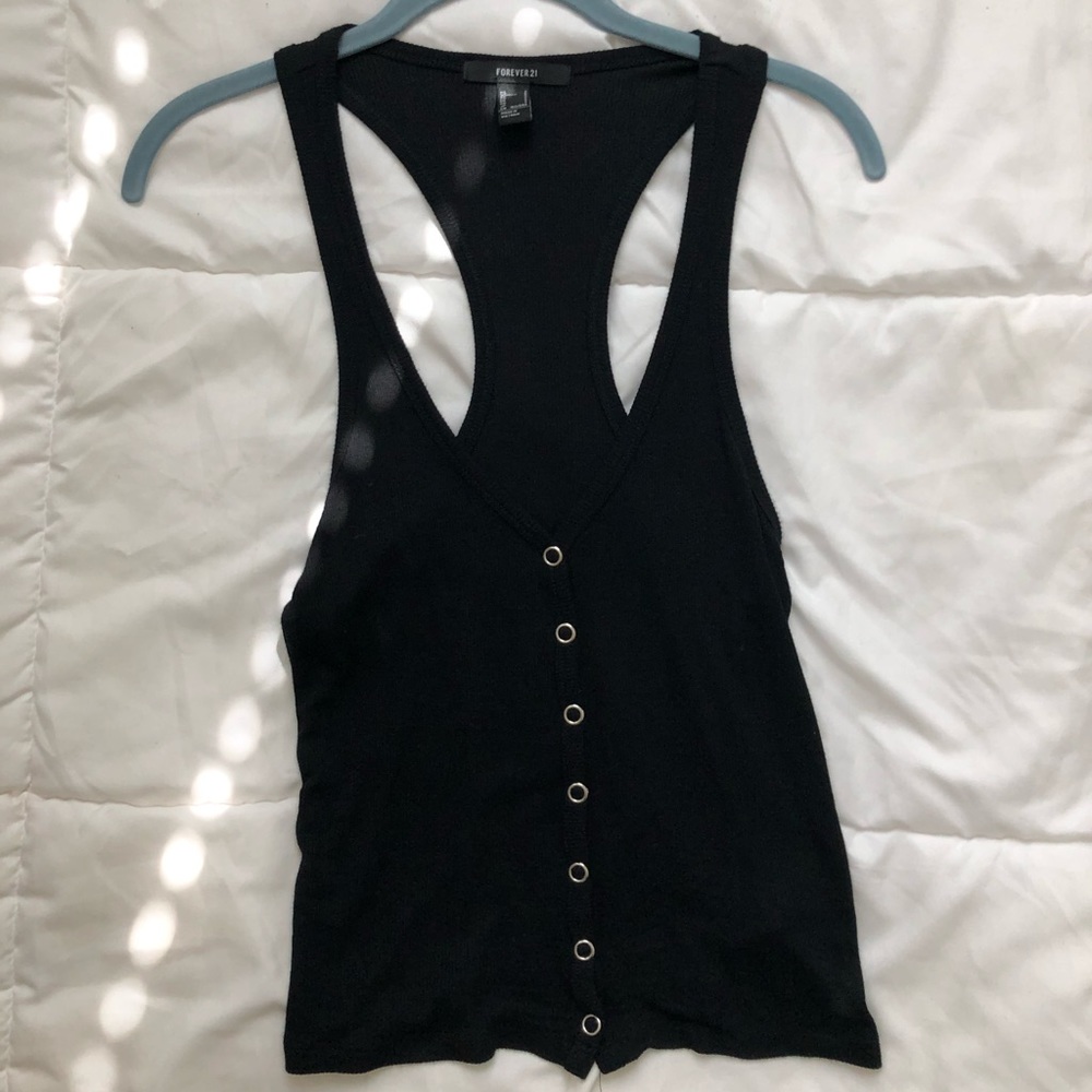 Forever 21 Button Front Tank
